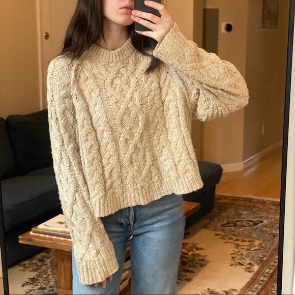 Free people cozy slouchy sweater 🪶 - Picture 1 of 4
